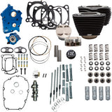 S&S CYCLE 132" Power Package Engine Performance Kit - Chain Drive - Oil Cooled - Non-Highlighted Fins - M8 Softail /Glide    0904-0102 310-1233