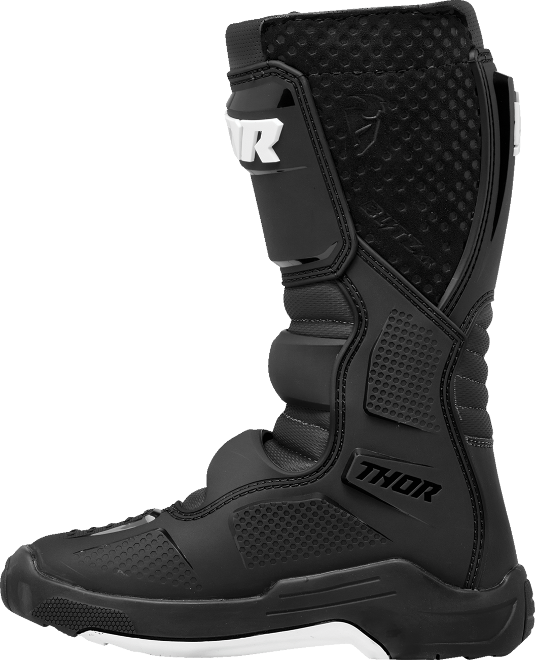 THOR Youth Blitz XR Boots - Black/White - Size 1 3411-0724