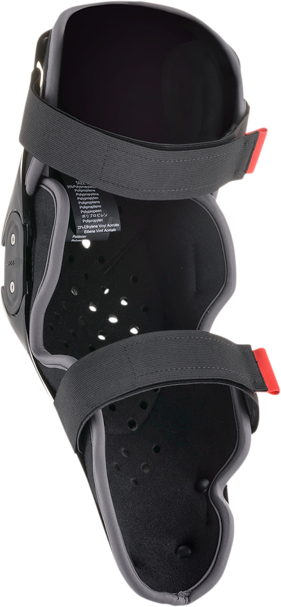 ALPINESTARS SX1 v2 Knee Guards - Black/Red - S/M 6506321-13-S/M