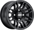 ITP SS316 Alloy Wheel - Front/Rear - Machined Black - 12x7 - 4/137 - 4+3 1228558536B