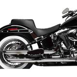 DRAG SPECIALTIES Performance Predator 2-Up Seat - Vinyl - Double Diamond - Silver Thread - FL '00-'17 0802-1642