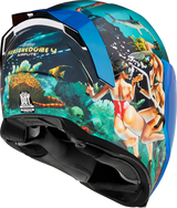 ICON Airflite™ Helmet - Pleasuredome4 - Blue - Medium 0101-15002