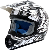 AFX FX-17 Helmet - Butterfly - Matte White - Small 0110-7127