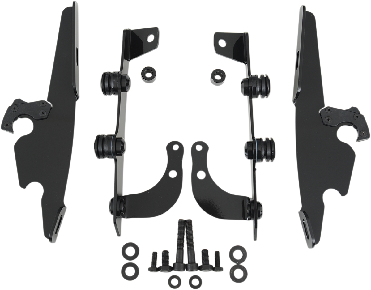 MEMPHIS SHADES Batwing Trigger Lock Mounting Kit - VT 750 Phantom - Black MEK1955