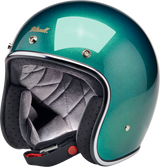 BILTWELL Bonanza Helmet - Metallic Catalina Green - 2XL 1001-358-206