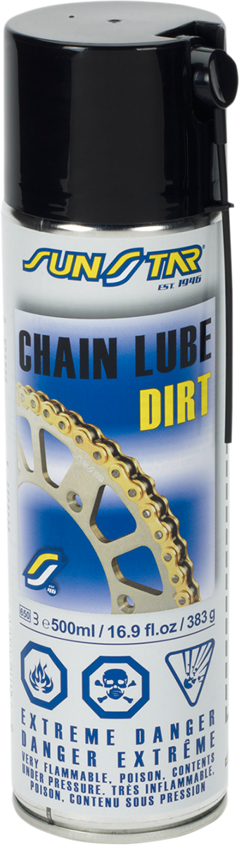 SUNSTAR SPROCKETS Off-Road Chain Lube - 500ml - Aerosol SSLUBE-500MX