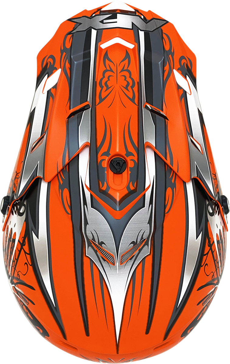 AFX FX-17 Helmet - Butterfly - Matte Orange - XL 0110-7115