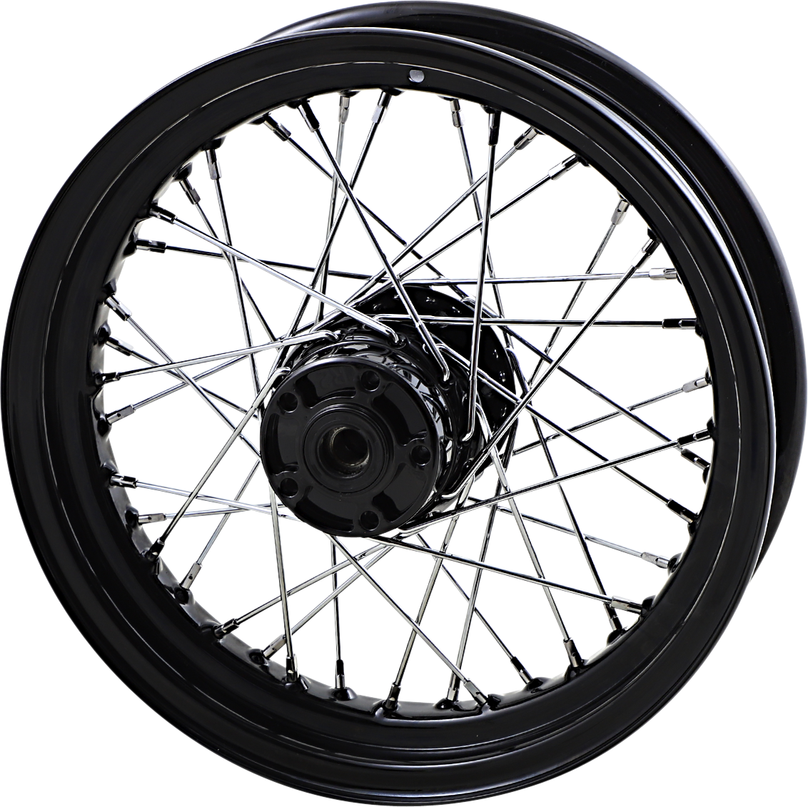 DRAG SPECIALTIES Rear Wheel - Single Disc/No ABS - Black - 16"x3.00" 64437B