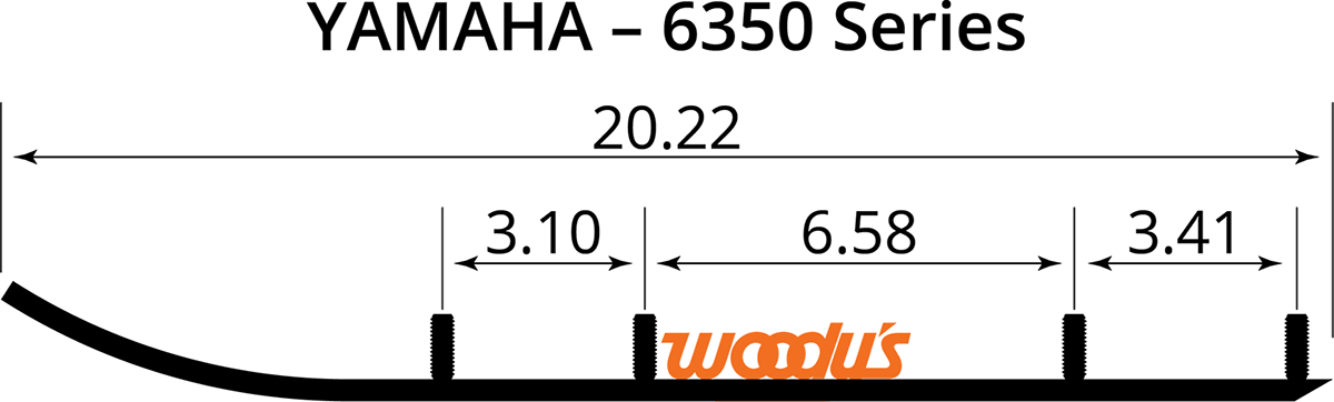 WOODY'S Extender Trail III Flat-Top Runner EYV3-6350