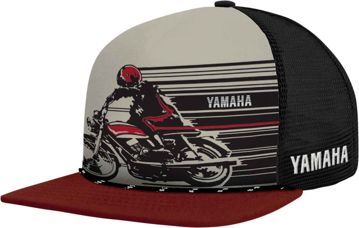 YAMAHA APPAREL Yamaha Speed Hat - Black/Red NP21A-H2739