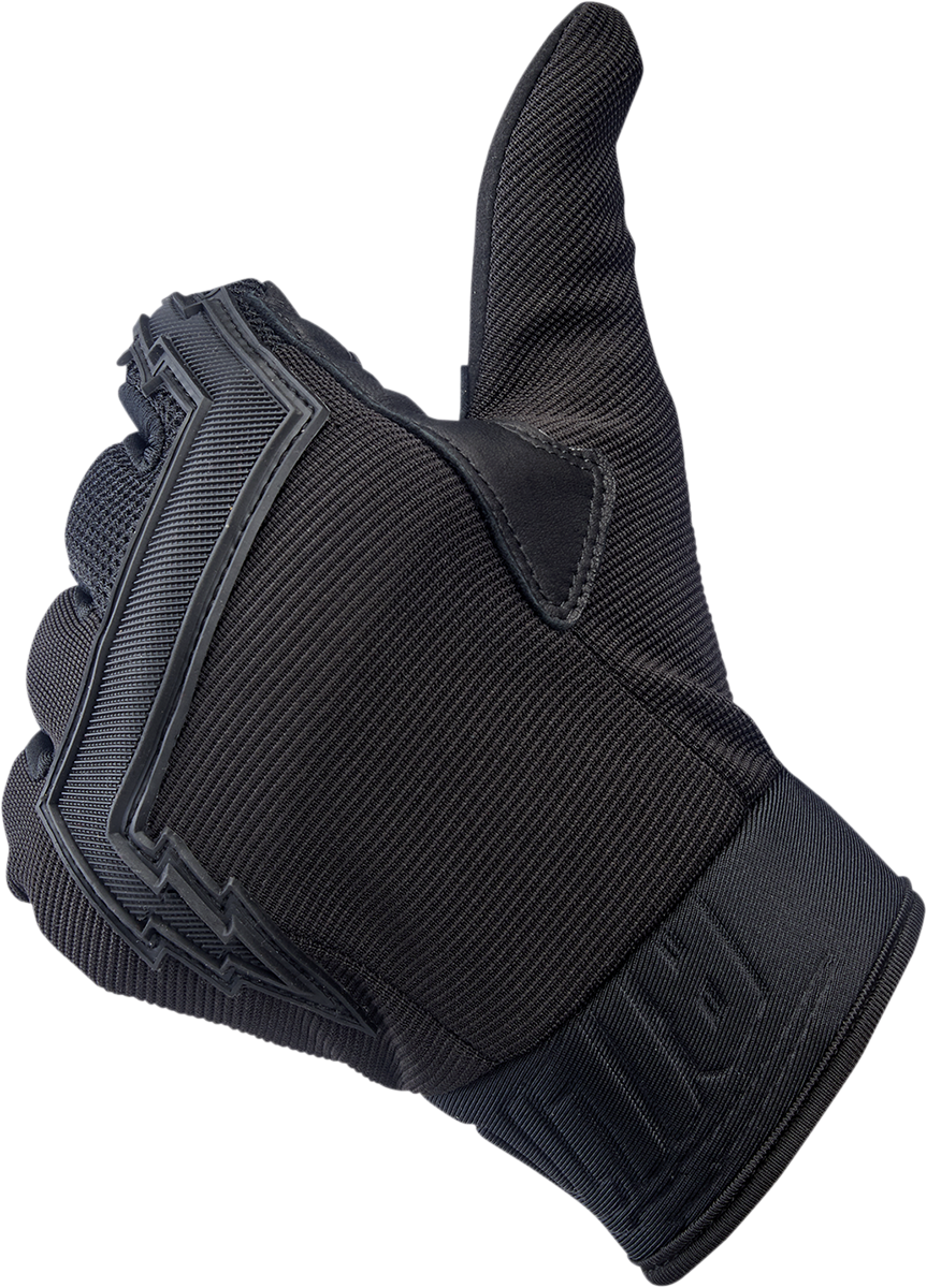 BILTWELL Baja Gloves - Black Out - Large 1508-0101-304