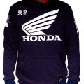 D'COR VISUALS Honda Factory Sweatshirt - Navy - Large 85-209-3