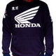 D'COR VISUALS Honda Factory Sweatshirt - Navy - Large 85-209-3