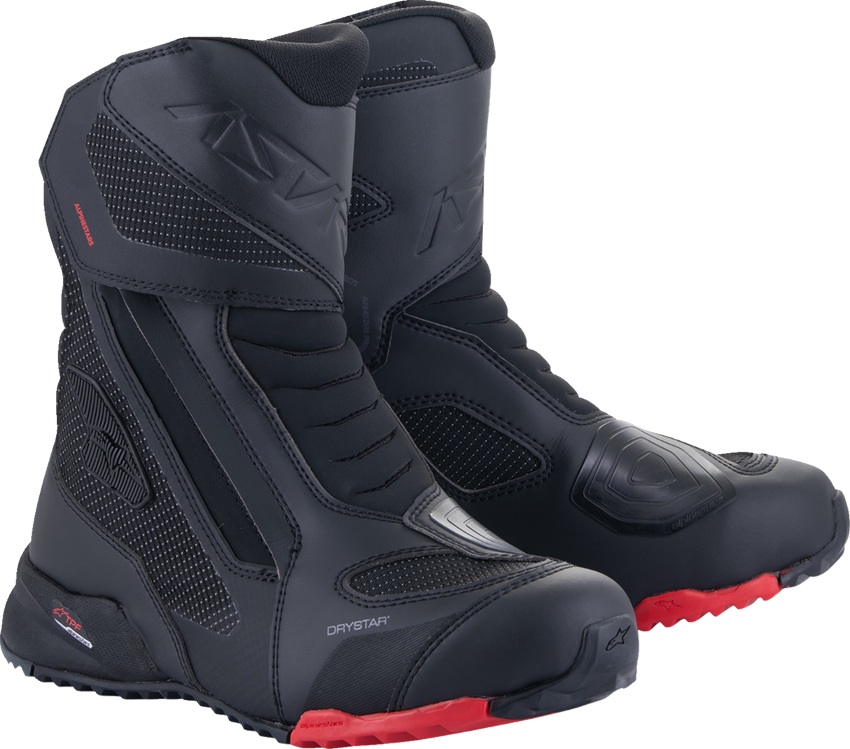 ALPINESTARS RT-7 Drystar® Boots - Black/Red - US 6 / EU 38 2443023-13-38