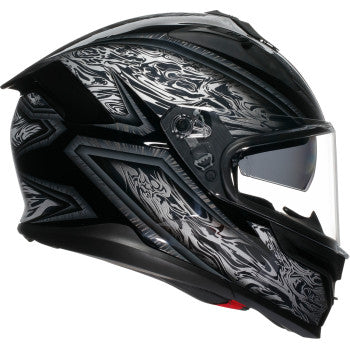 AGV K7 Helmet - Damascus - Black/Silver - XL 0101-17975