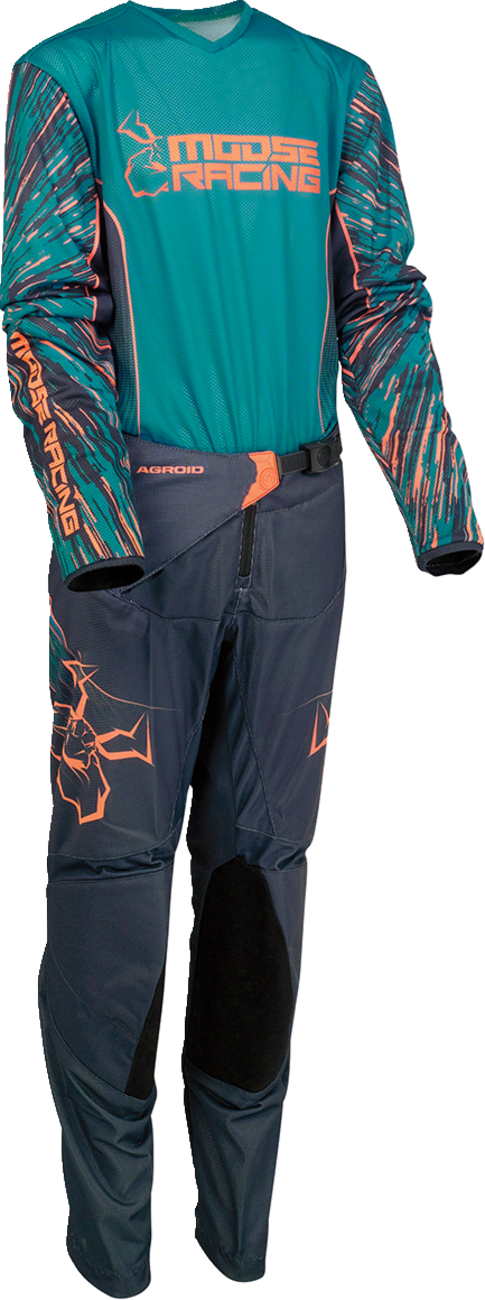 MOOSE RACING Youth Agroid Jersey - Blue/Orange - XS 2912-2329