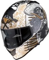 Z1R Warrant Helmet - Sombrero - White/Gold - Small 0101-14165