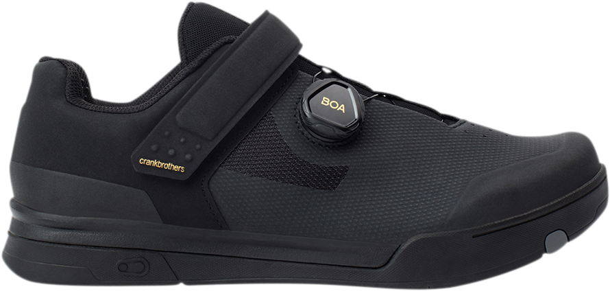 CRANKBROTHERS Mallet BOA® Shoes - Black/Gold - US 8 MAB01080A-8.0