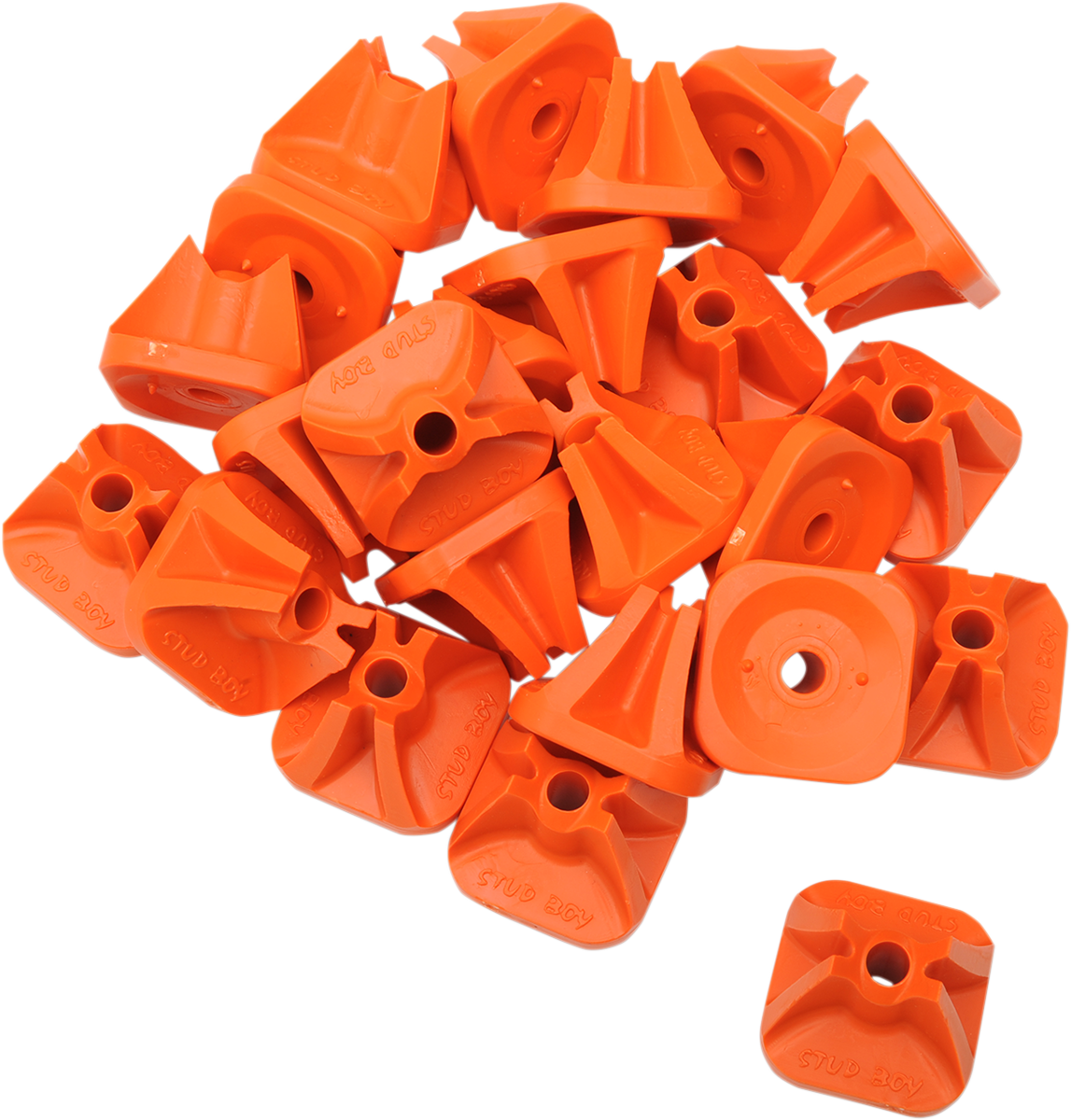 STUD BOY Single Backer Plates - Orange - 24 Pack 2513-P1-ORG