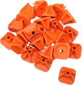 STUD BOY Single Backer Plates - Orange - 24 Pack 2513-P1-ORG