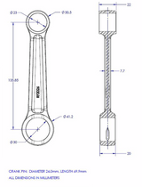 VINTCO Connecting Rod Kit KR2026