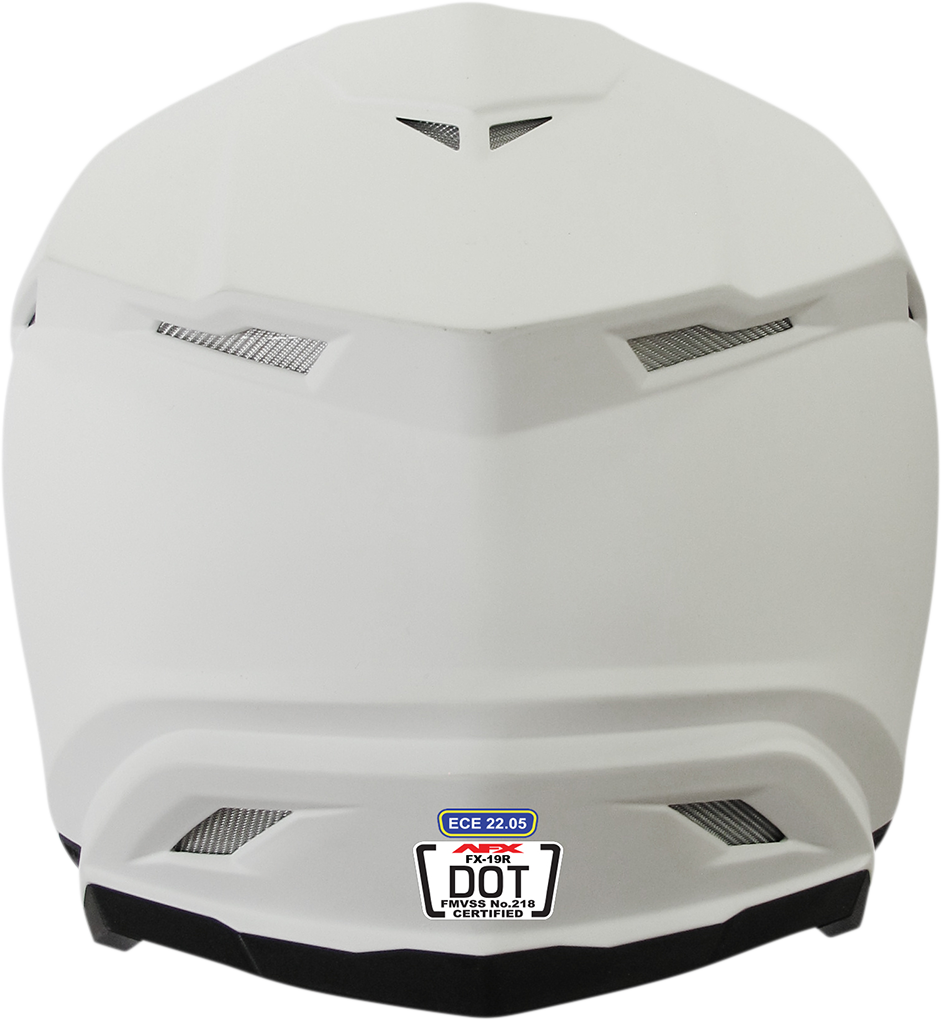 AFX FX-19R Helmet - Matte White - 2XL 0110-7062