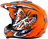 AFX FX-17Y Helmet - Butterfly - Matte Orange - Small 0111-1381