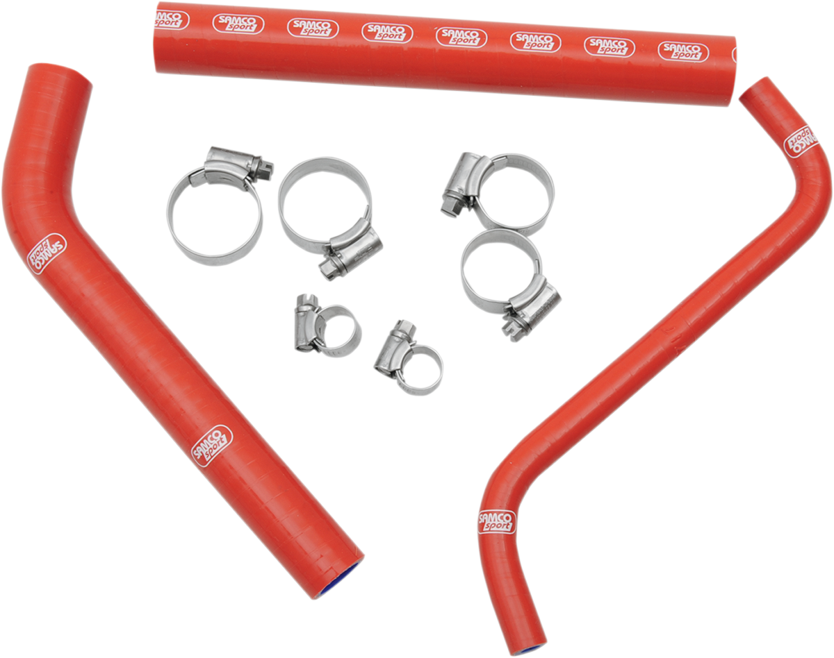 MOOSE RACING Race Fit Radiator Hose Kit - Red - Honda MBU-HON-39-RD