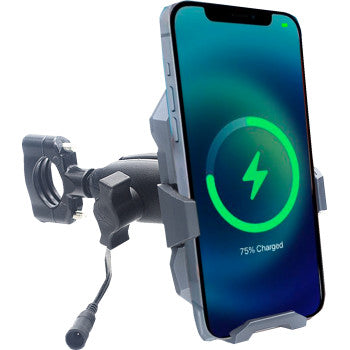 RidePower Metal Phone Holder - Inductive Charging 1-1/2" Bar Mount RPMTLINDMOUNT15