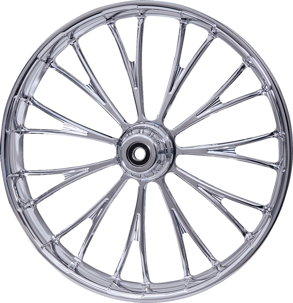 RC COMPONENTS Wheel - Dynasty - Front - Dual Disc - No ABS - Chrome - 21"x3.50" - FLH 213HD031NON117C