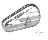 DRAG SPECIALTIES Right Teardrop Toolbox - Chrome 19224