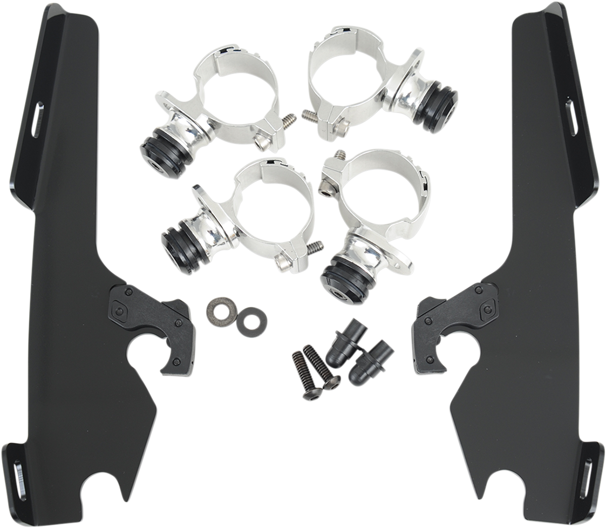 MEMPHIS SHADES Batwing Trigger Lock Mounting Kit - VT 750 Phantom - Black MEK1957