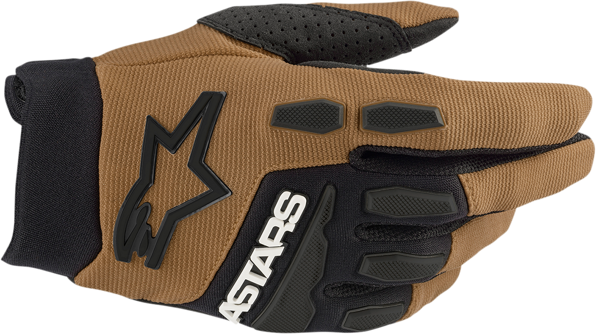 ALPINESTARS Full Bore Gloves - Camel/Black - Small 3563622-879-S