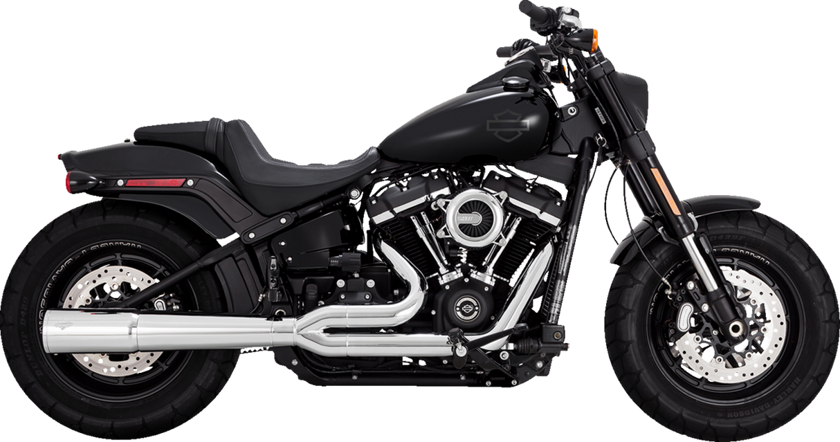 VANCE & HINES Pro Pipe Exhaust System - Chrome Softail  17387