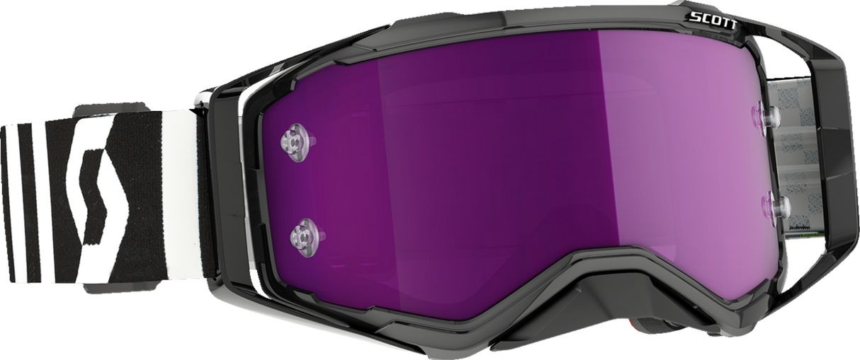 SCOTT Prospect Goggles - Racing Black/White - Purple Chrome Works 272821-7432281