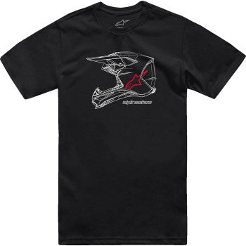 ALPINESTARS MX Helm T-Shirt - Schwarz - XL 1214-73116-10-XL