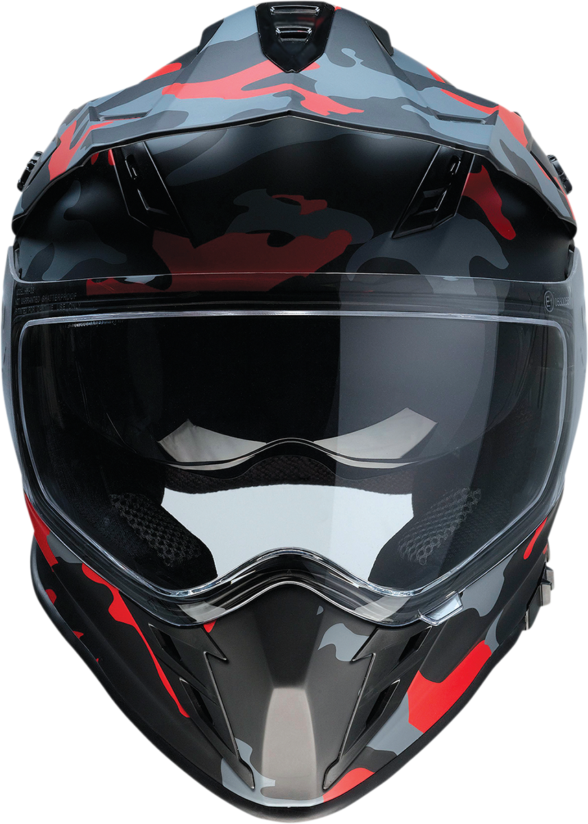 Z1R Range Helmet - Camo - Red - 2XL 0140-0098