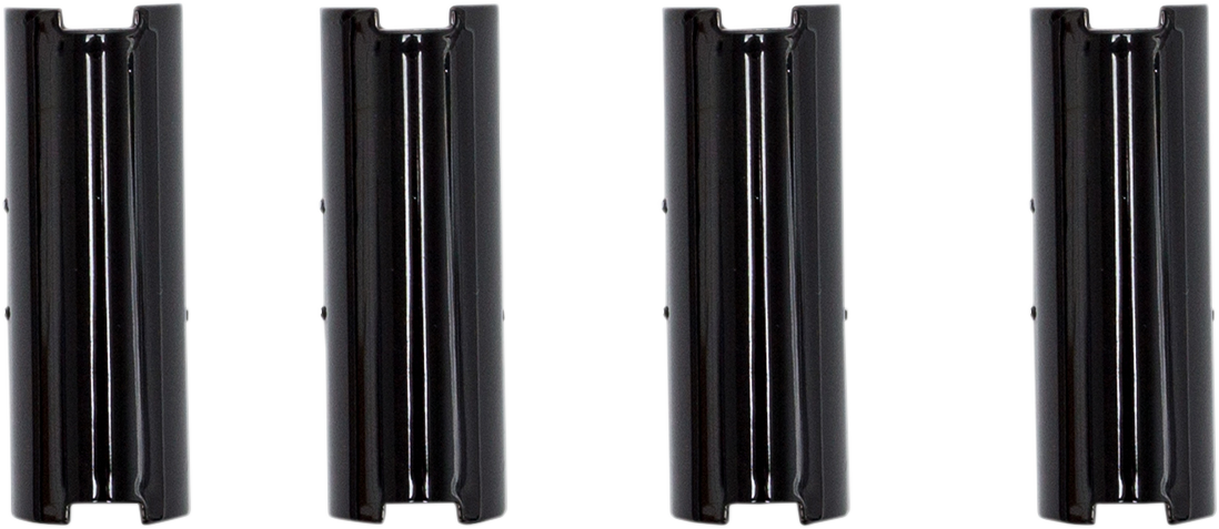 S&S CYCLE Pushrod Cover Keeper Set - Gloss Black - Twin Cam 930-0142