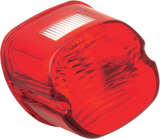 DRAG SPECIALTIES Laydown Taillight Lens - Red 12-0018C-BC446