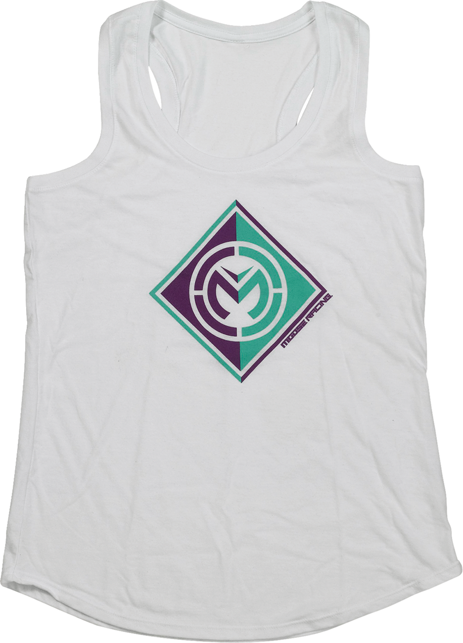 MOOSE RACING Women's Insignia Tank - White - Small 3031-4162