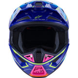 ALPINESTARS SM7 Helmet - Cast - Gloss/Blue/Pink/Yellow Fluo - XL 8302626-7254-XL