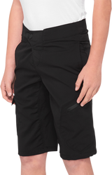 100% Youth Ridecamp Shorts - Black - US 28 40033-00003