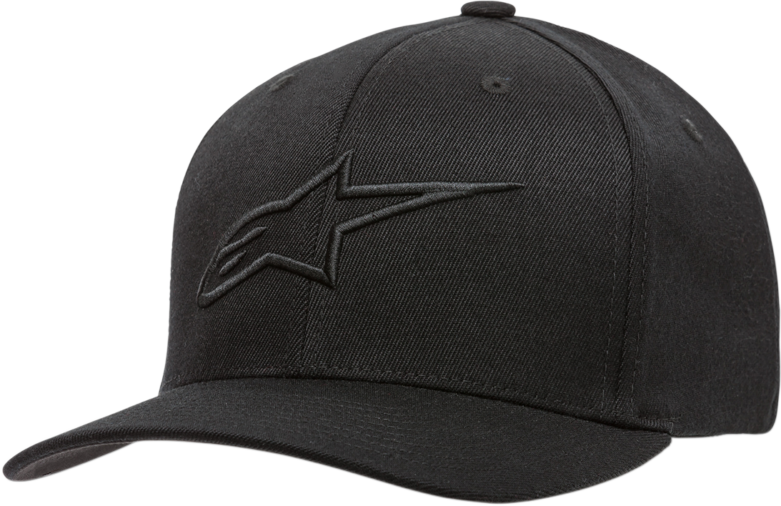 ALPINESTARS Ageless Curve Hat - Black/Black - Small/Medium 1017810101010SM