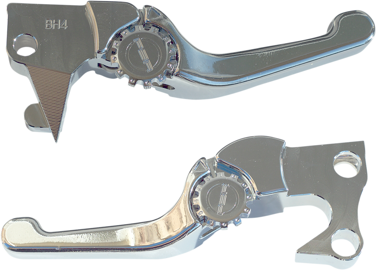 POWERSTANDS RACING Lever Set - Anthem - Shorty - Chrome 12-01653-20