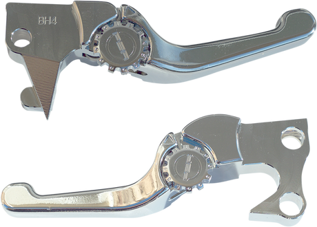 POWERSTANDS RACING Lever Set - Anthem - Shorty - Chrome 12-01653-20