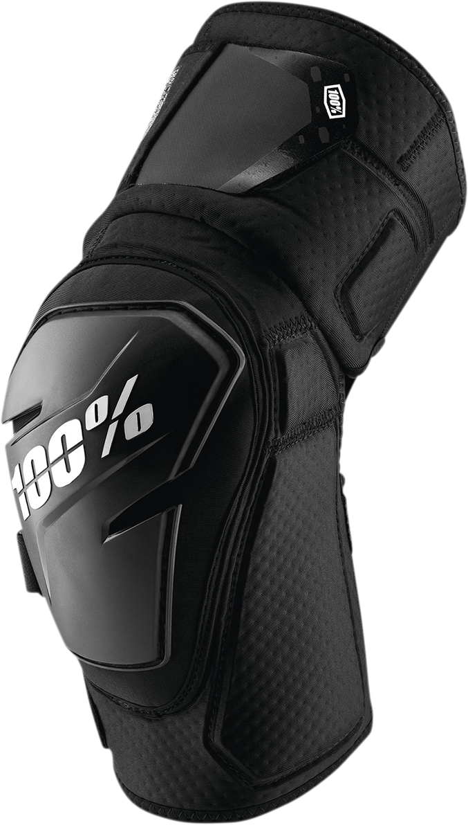 100% Fortis Knee Guards - Black - L/XL 70007-00002