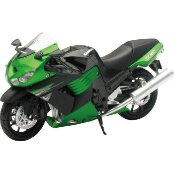 New Ray Toys Kawasaki ZX-14 Sport Bike - 1:12 Scale - Green 57433B