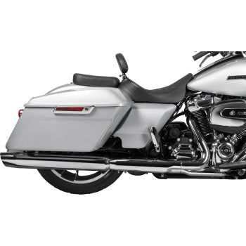 DRAG SPECIALTIES Rear Solo Seat - Wide - Double Diamond - Black Stitch - FLH/FLT '97-'23 0801-1957
