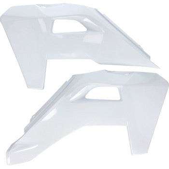 ACERBIS Radiator Shrouds - '20 OEM White 2986686811