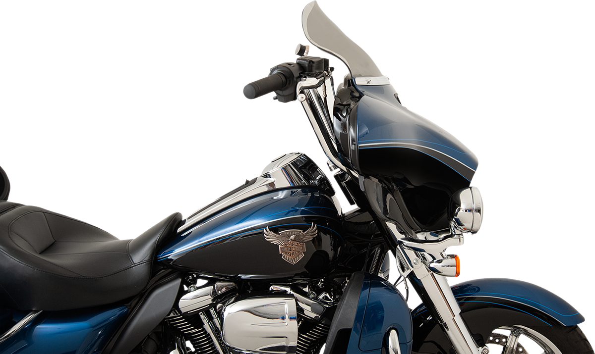 KLOCK WERKS Flare™ Windshield - 10-1/2" - Tinted - '14-'23 FLH KWW-01-0468